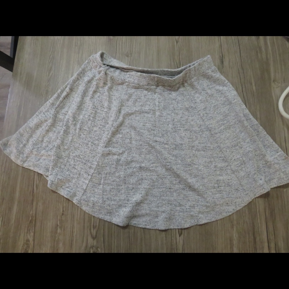 Grey Flowy Skirt